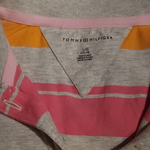 Tommy Hilfiger Kids Polo Shirt. Size l ( 12). Preloved. - Picture 6 of 6